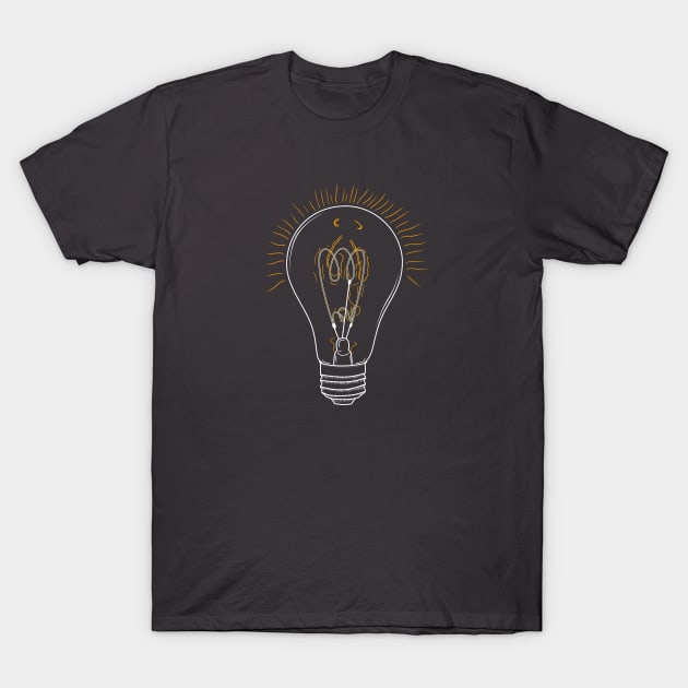 Lightbulb T-Shirt by WhiteRave